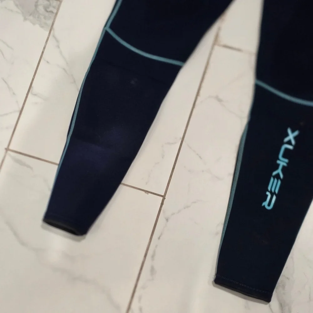 Xuker Wetsuit Womens Medium Navy Blue Full Body Neoprene Scuba Surf